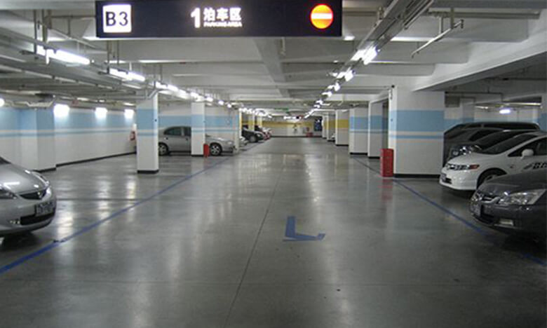 地下停車場彩繪地坪