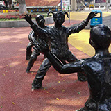 透水地坪，耐磨性強(qiáng)，使用壽命長
