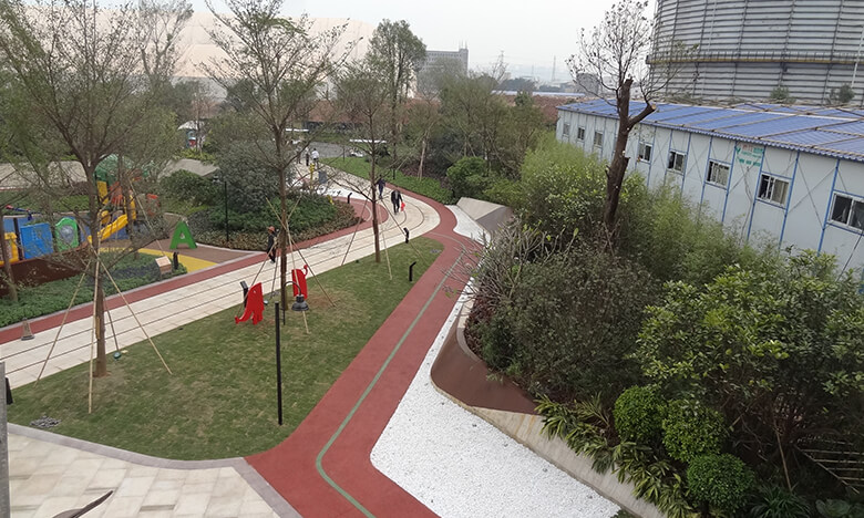 芳村金融街透水地坪