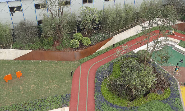 芳村金融街透水地坪