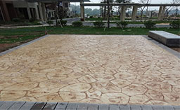 雨花石壓模地坪
