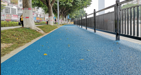 天河區(qū)中山大道冷鋪瀝青路面