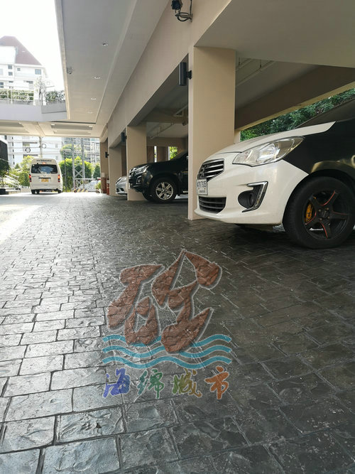 泰國曼谷度假酒店藝術(shù)壓花地坪