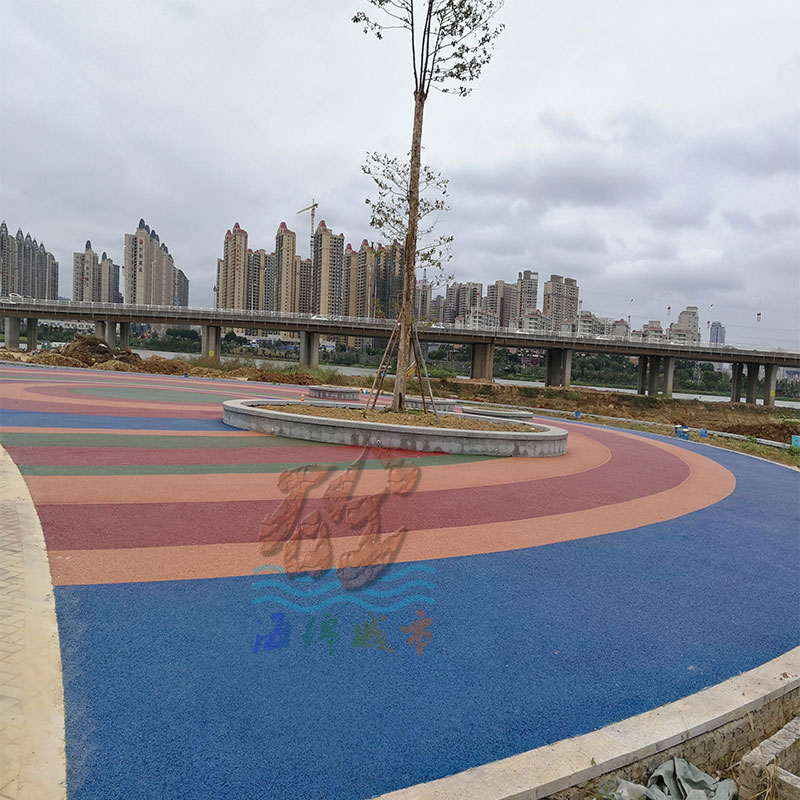 聚合物透水混凝土 聚合物透水混凝土