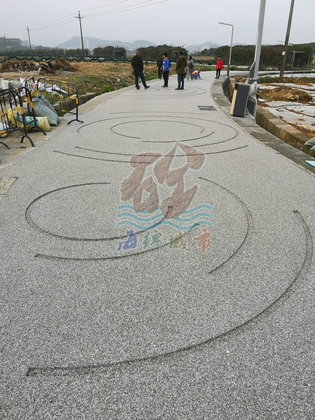 透水膠粘石