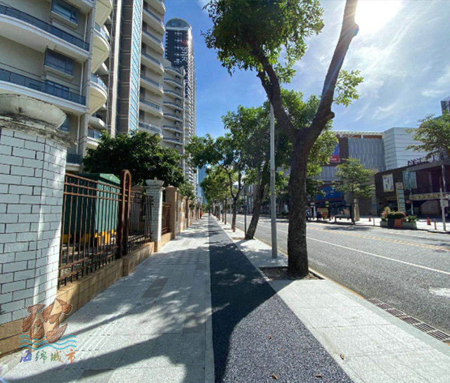 深圳海景路透水混凝土工程