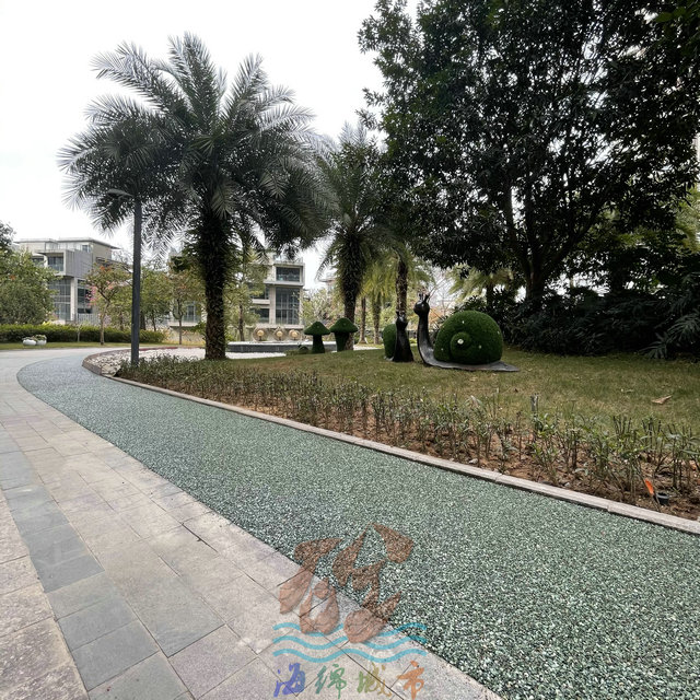 透水膠粘石
