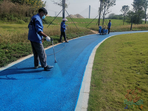 地石麗路面改色