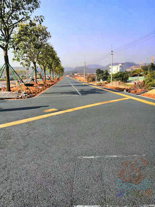 深圳南山透水混凝土施工現場~