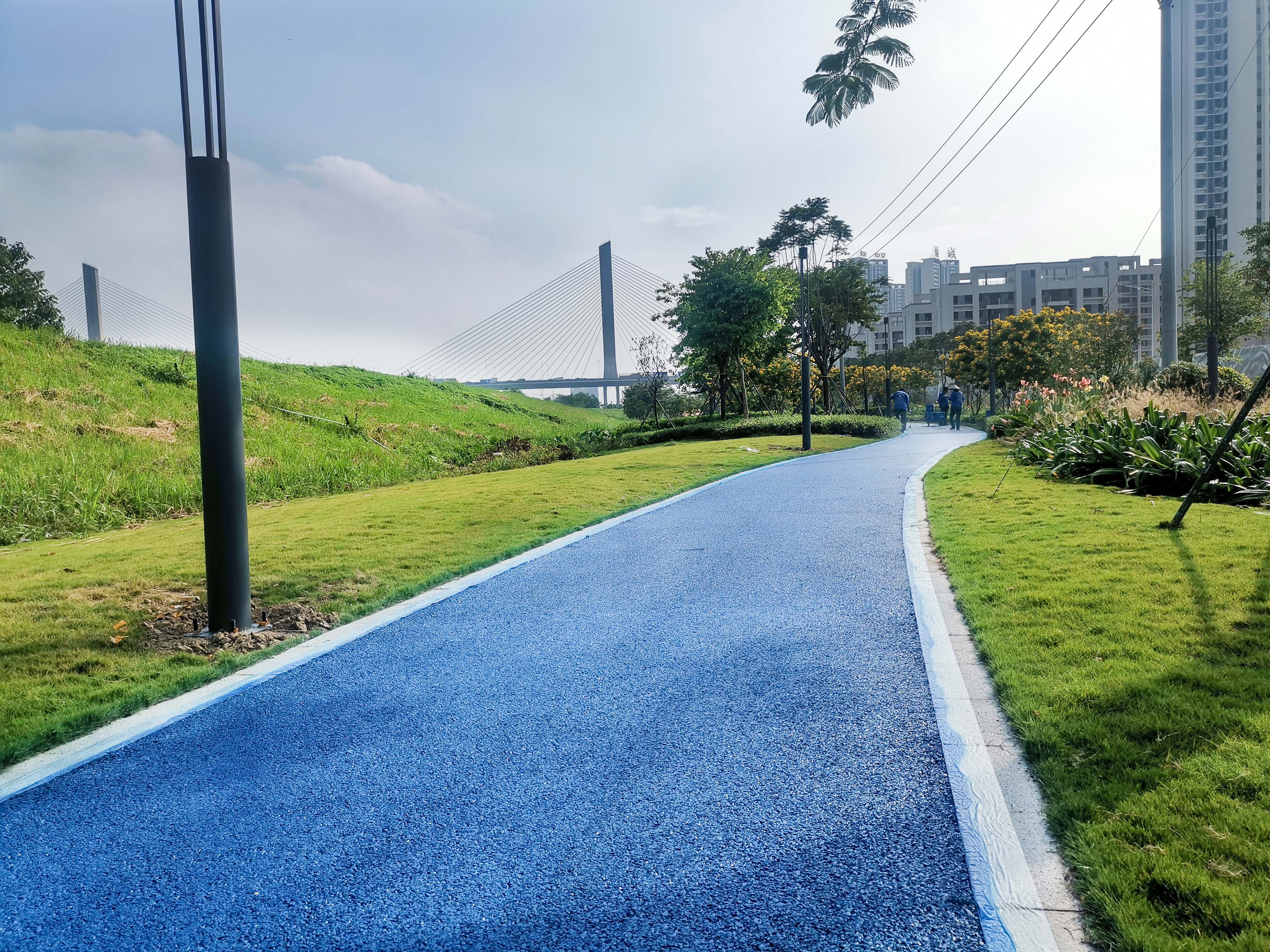瀝青改色路面