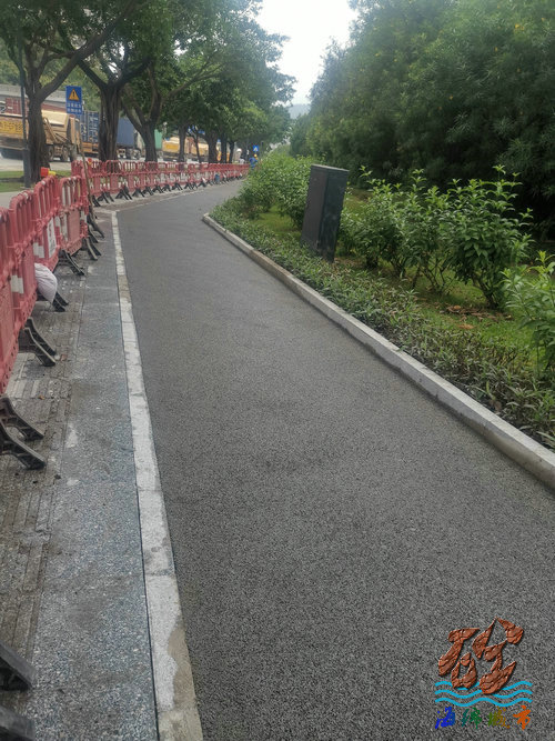深圳【透水混凝土地坪】改造施工中