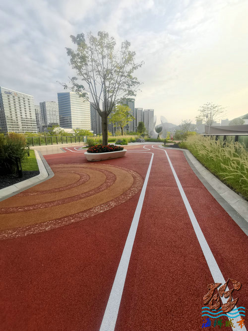 知識大廈冷鋪瀝青路面升級改造